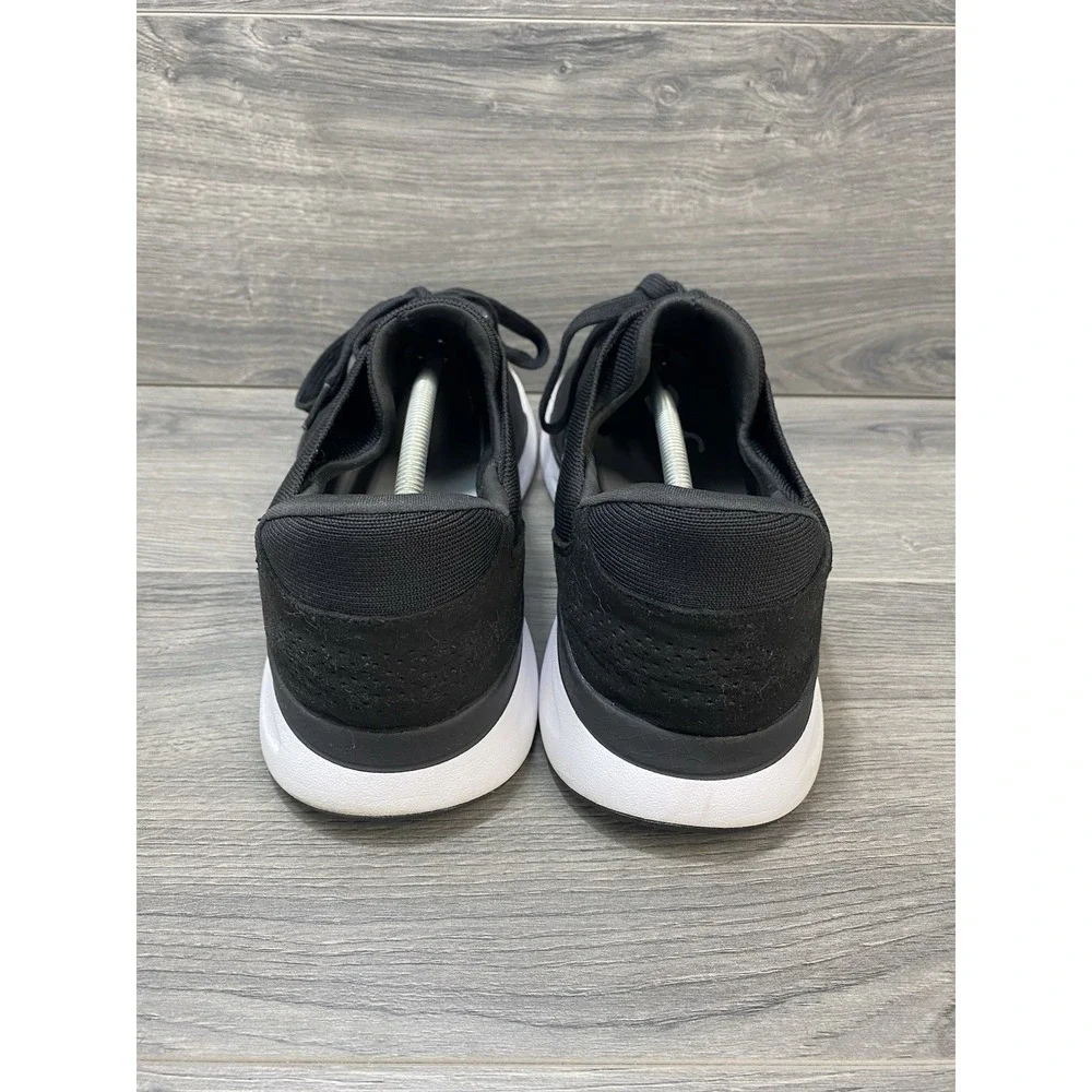 Kizik Lima Walking Shoes Sneakers M 14/ W 15 Black Casual Lace Up